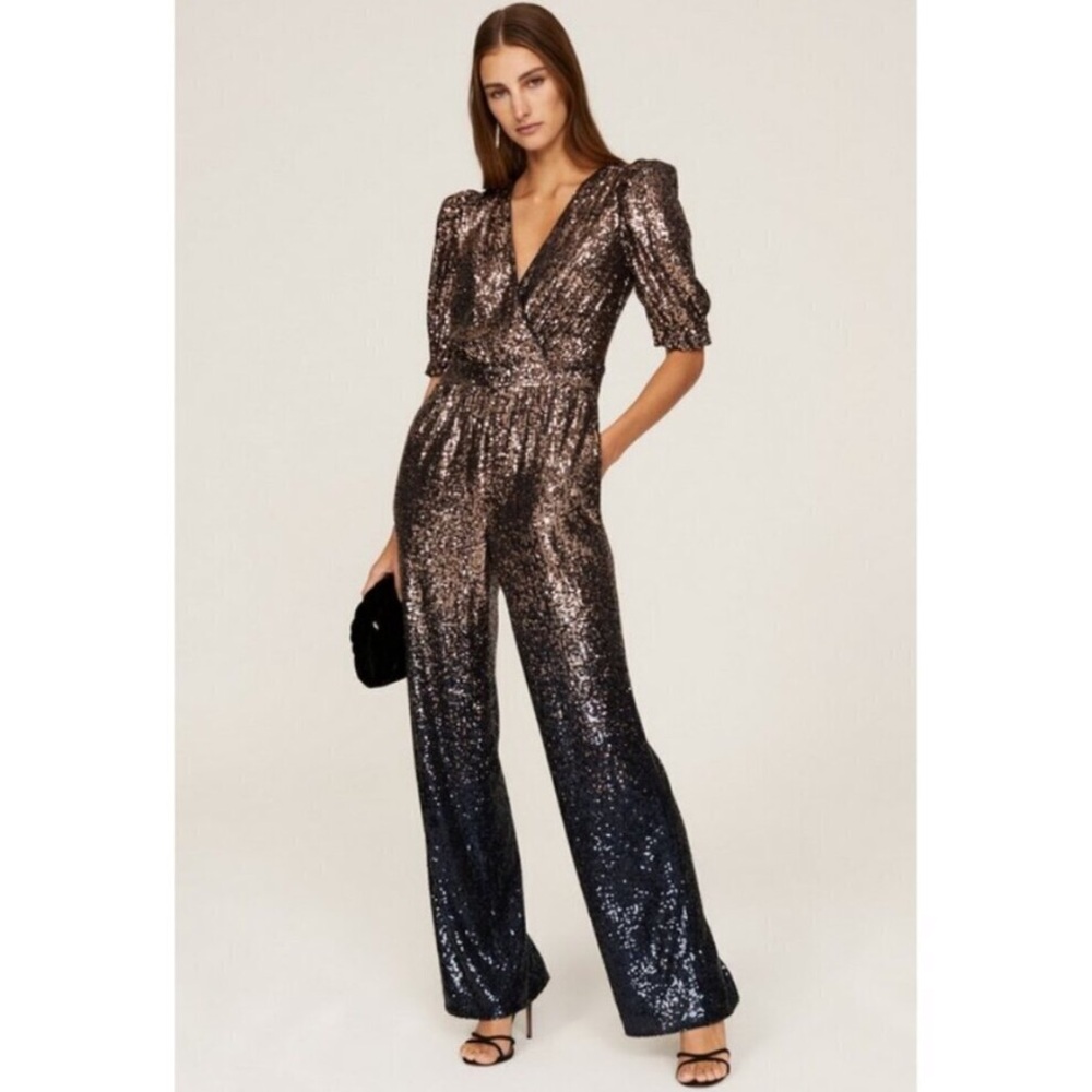 “TRINA TURK” Asandra Supernova Ombré Sequin Jumpsuit